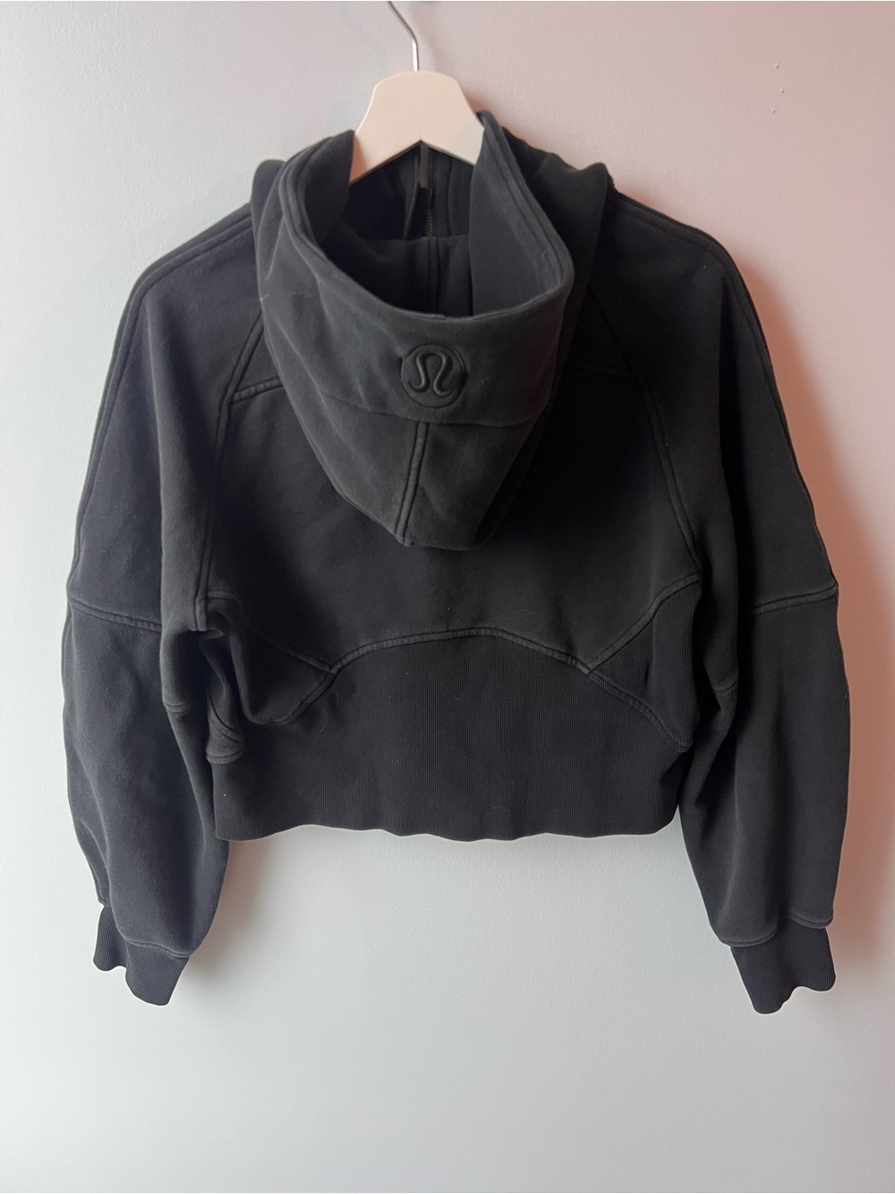 Lululemon Scuba Oversized 1/2 Zip Hoodie Black Women’s xs small - Picture 4 of 9